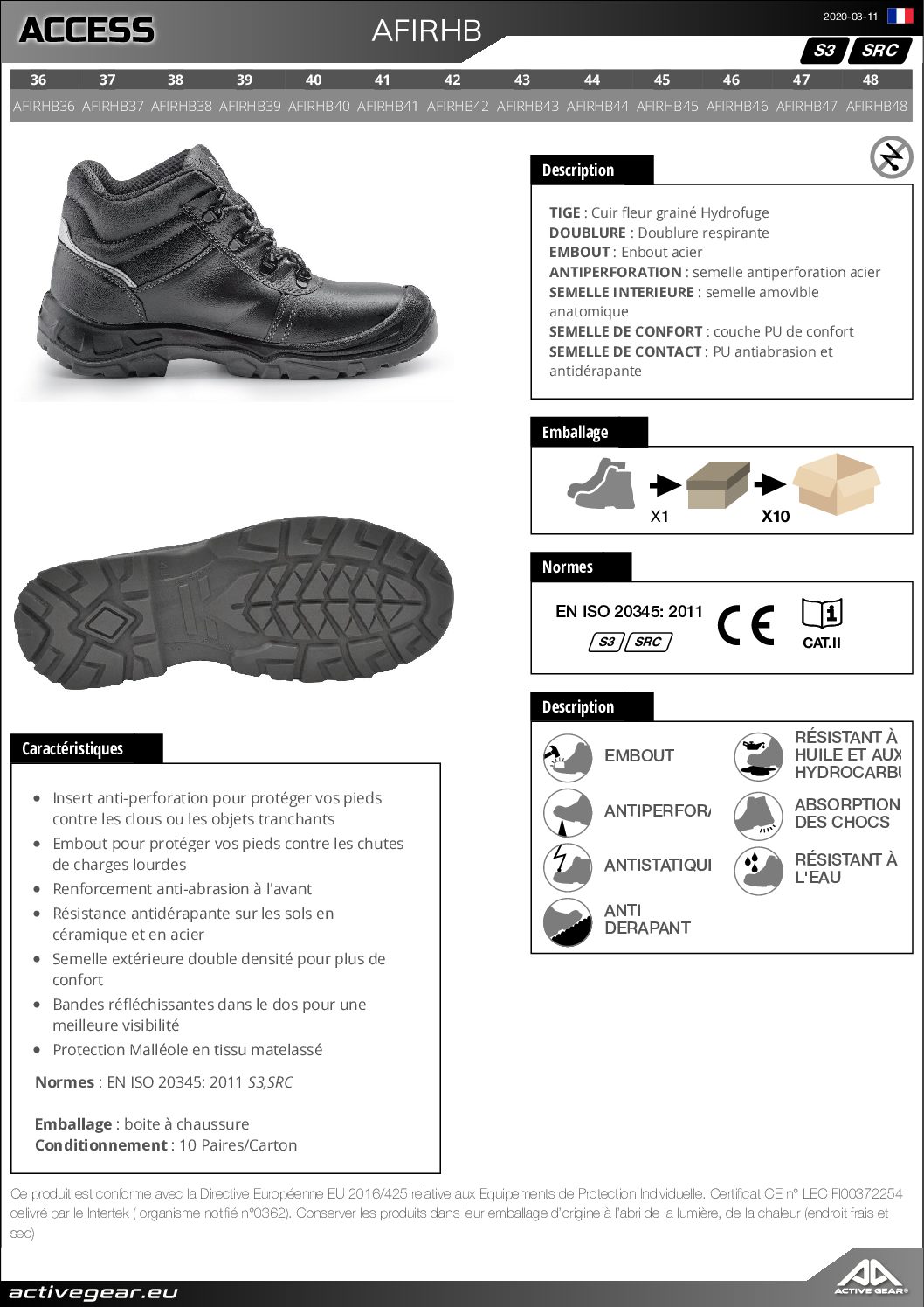 46 Soulitem 1 Paire Résistant Sneaker Chaussures de Sécurité Travail Respirant Anti-dérapant Résistant aux Perforations pour Homme 