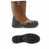 EPI Bottes chantier cuir marron