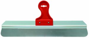 COUTEAU A ENDUIRE INOX 50CM COINS ARRONDIS ABS