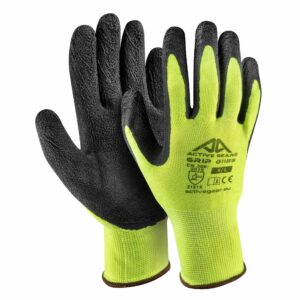 EPI Gants polyester latex mousse noir