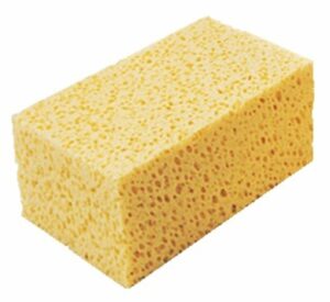 EPONGE SYNTHETIQUE JAUNE 15X10X8CM 1