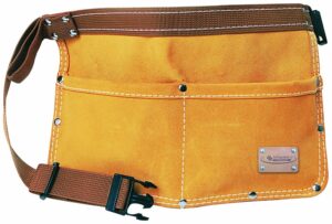 PORTE OUTILS POCHE DOUBLE CUIR ET DAIM