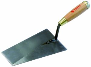 TRUELLE LISSEUSE BOUT CARRE SOUDEE 20CM MANCHE BOIS