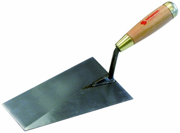 TRUELLE LISSEUSE BOUT CARRE SOUDEE 20CM MANCHE BOIS