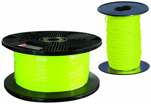 CORDEAU POLYPRO TRESSE FLUO JAUNE 100M FIL 15MM